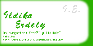 ildiko erdely business card